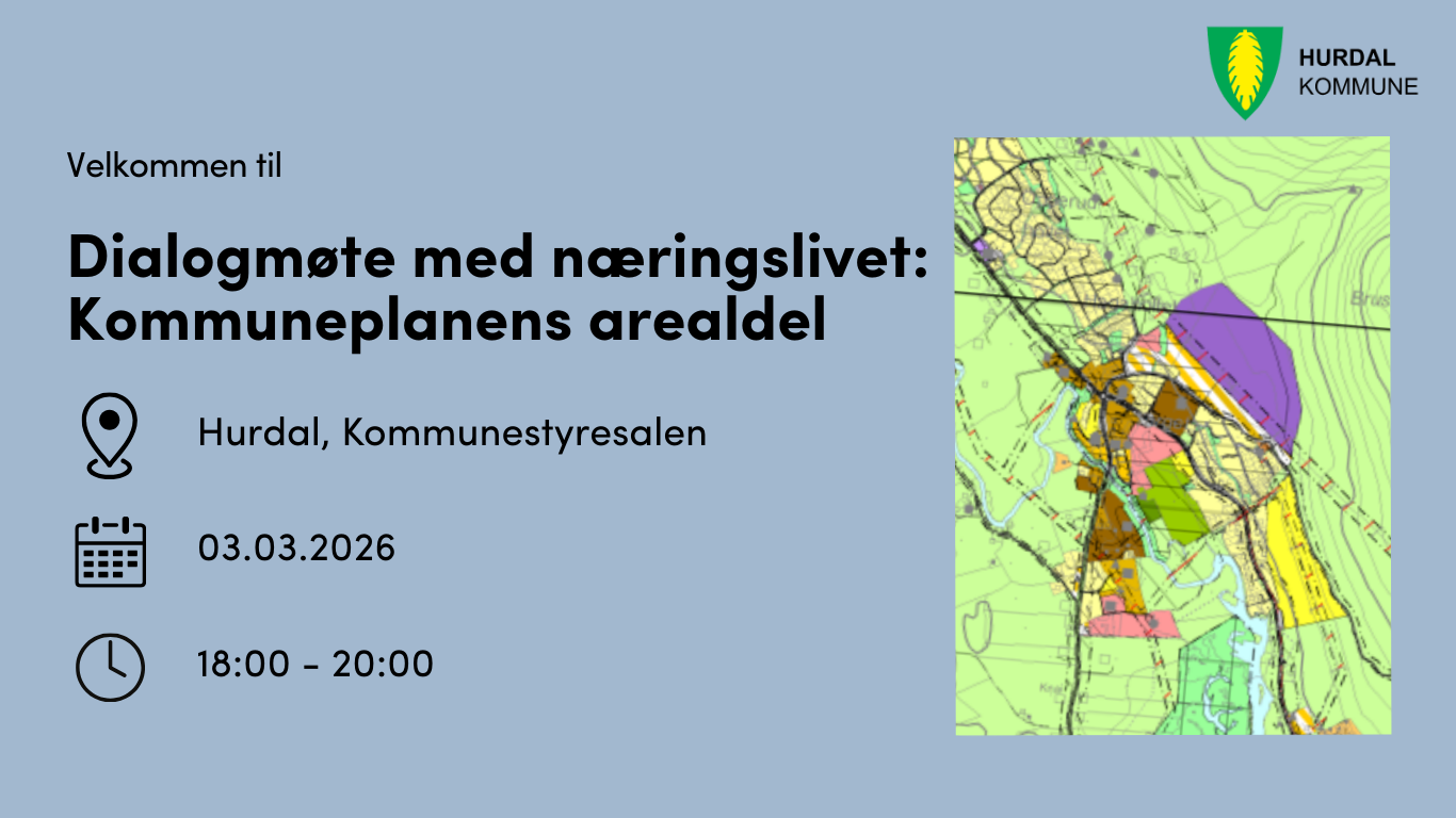 Dialogmøte med næringslivet: Kommuneplanens arealdel